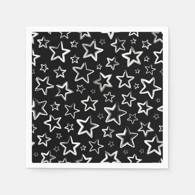 Stars pattern napkin (Front)