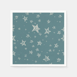 Stars pattern napkin