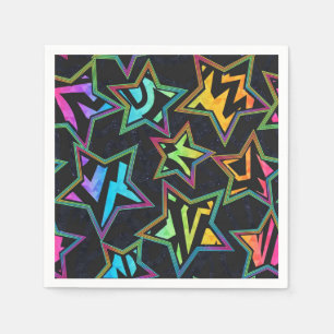 Stars pattern napkin