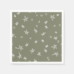 Stars pattern napkin