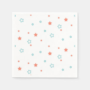 Stars pattern napkin