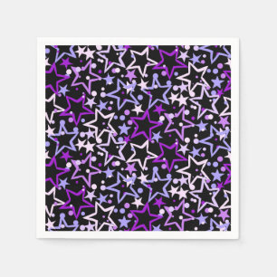 Stars pattern napkin