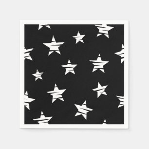 Stars pattern napkin