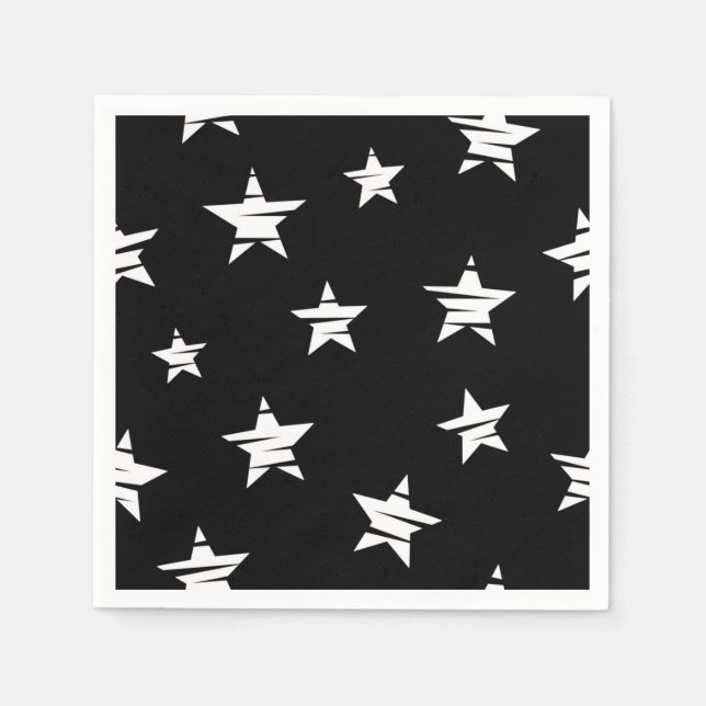 Stars pattern napkin (Front)