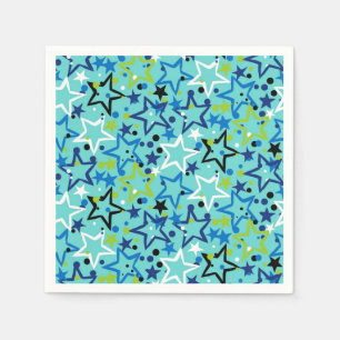Stars pattern napkin