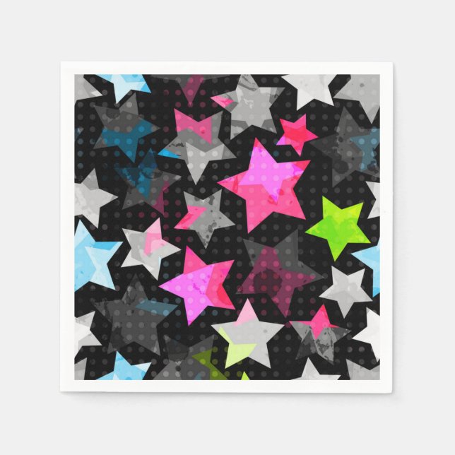Stars pattern napkin (Front)