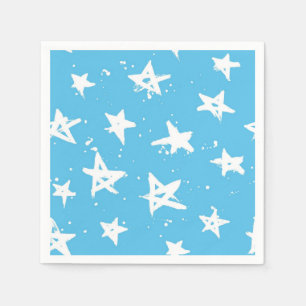 Stars pattern napkin