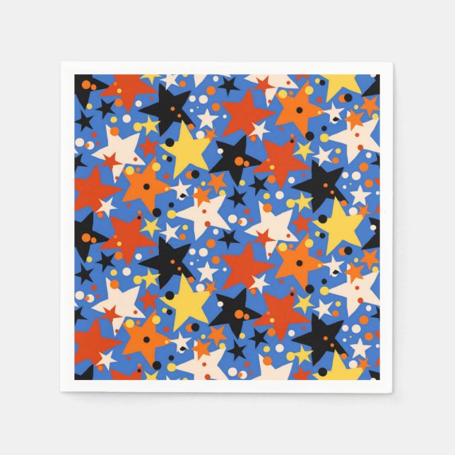 Stars pattern napkin (Front)
