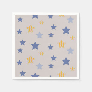 Stars pattern napkin