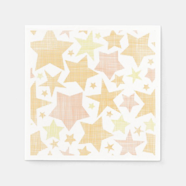 Stars pattern napkin (Front)