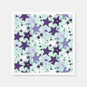 Stars pattern napkin