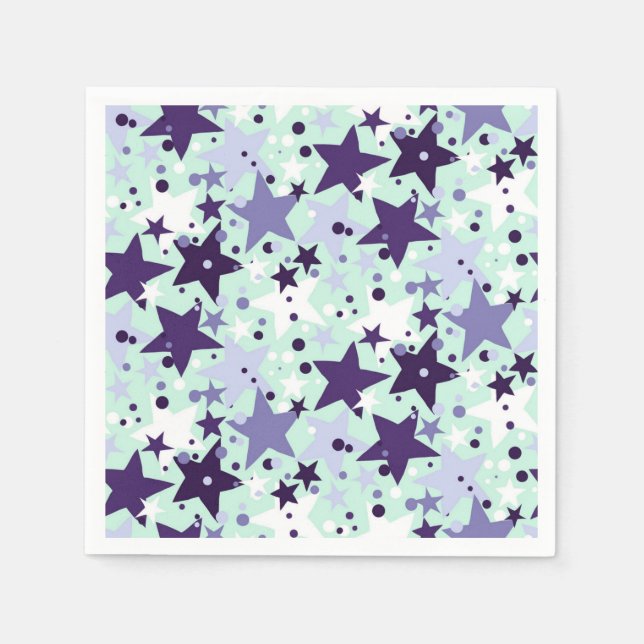 Stars pattern napkin (Front)