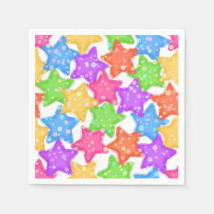 Stars pattern napkin