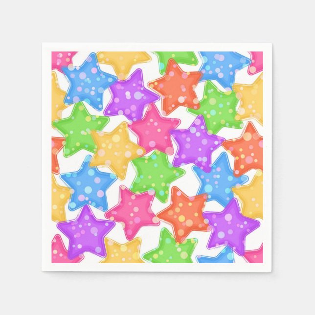 Stars pattern napkin (Front)