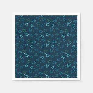 Stars pattern napkin