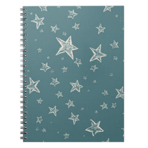 Stars pattern notebook