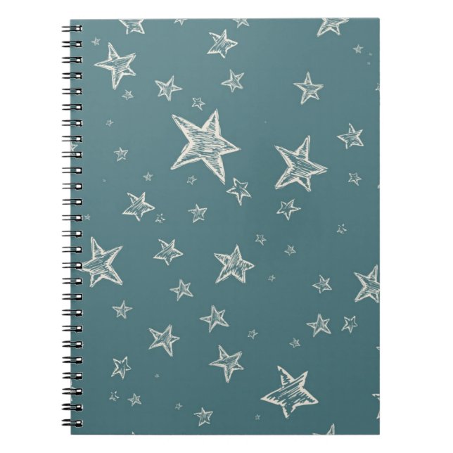 Stars pattern notebook (Front)