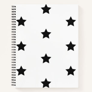 Stars pattern notebook
