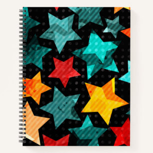 Stars pattern notebook