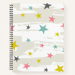 Stars pattern notebook