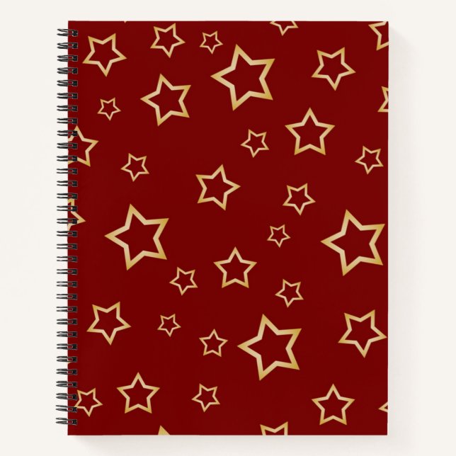 Stars pattern notebook (Front)