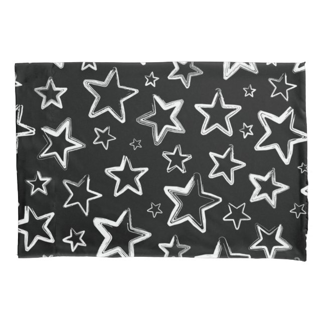 Stars pattern pillowcase (Front)