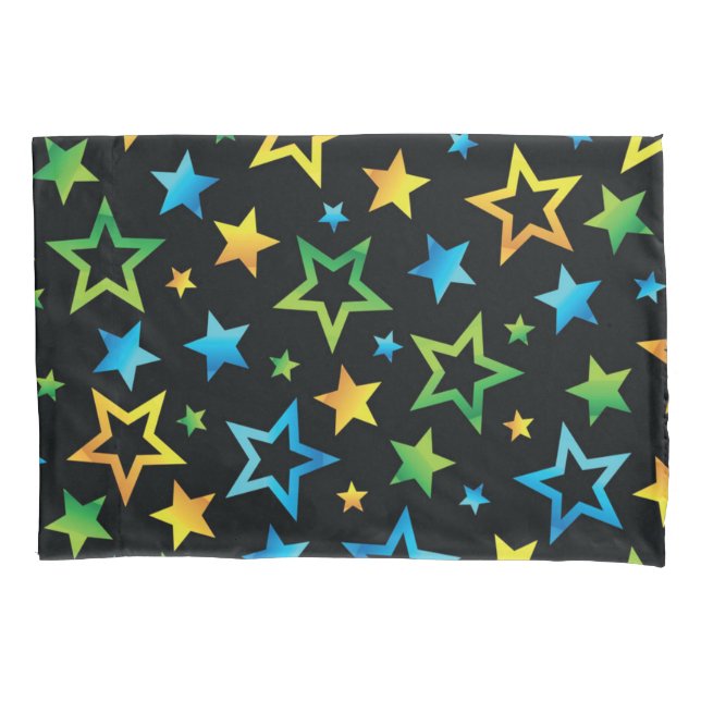 Stars pattern pillowcase (Front)