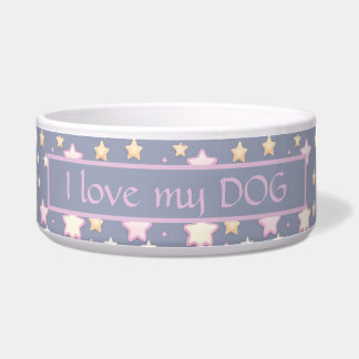 Stars pattern pink gray