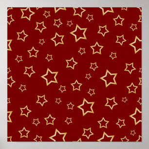 Stars pattern poster
