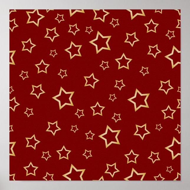 Stars pattern poster (Front)