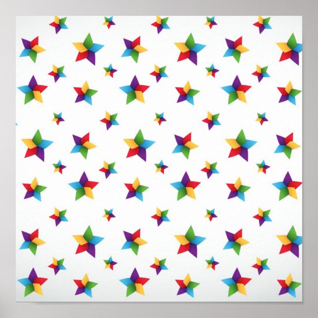 Stars pattern poster (Front)