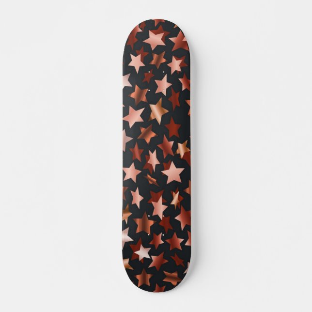 Stars pattern skateboard (Front)