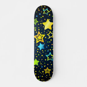 Stars pattern skateboard