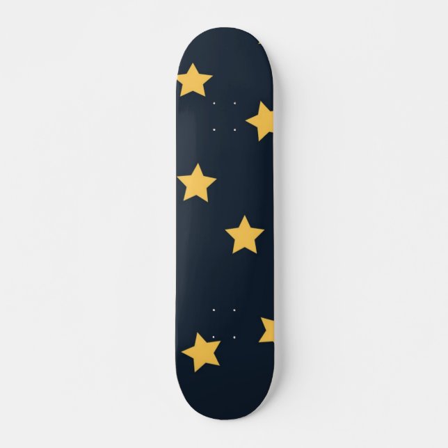 Stars pattern skateboard (Front)