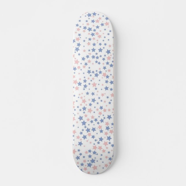 Stars pattern skateboard (Front)