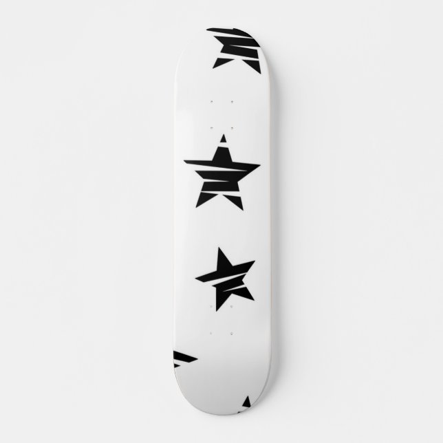 Stars pattern skateboard (Front)