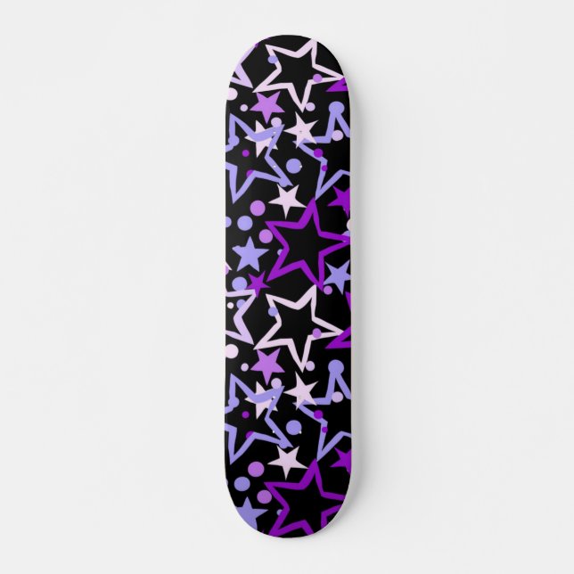 Stars pattern skateboard (Front)