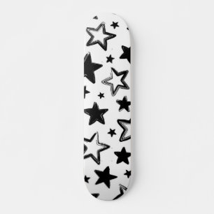 Stars pattern skateboard