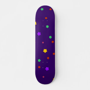 Stars pattern skateboard