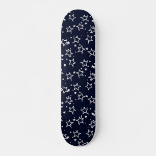 Stars pattern skateboard