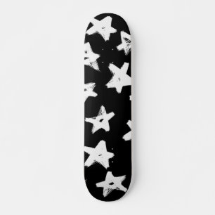 Stars pattern skateboard