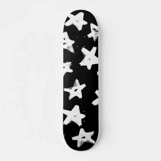 Stars pattern skateboard (Front)