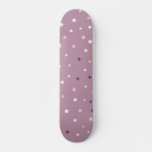 Stars pattern skateboard