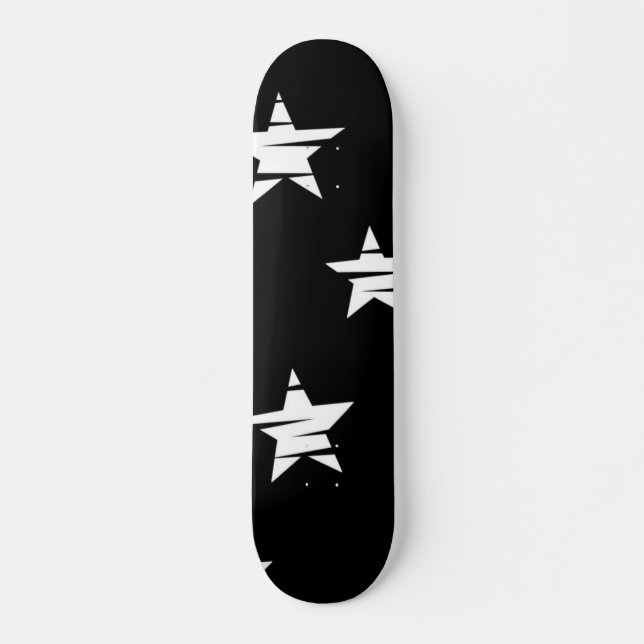 Stars pattern skateboard (Front)