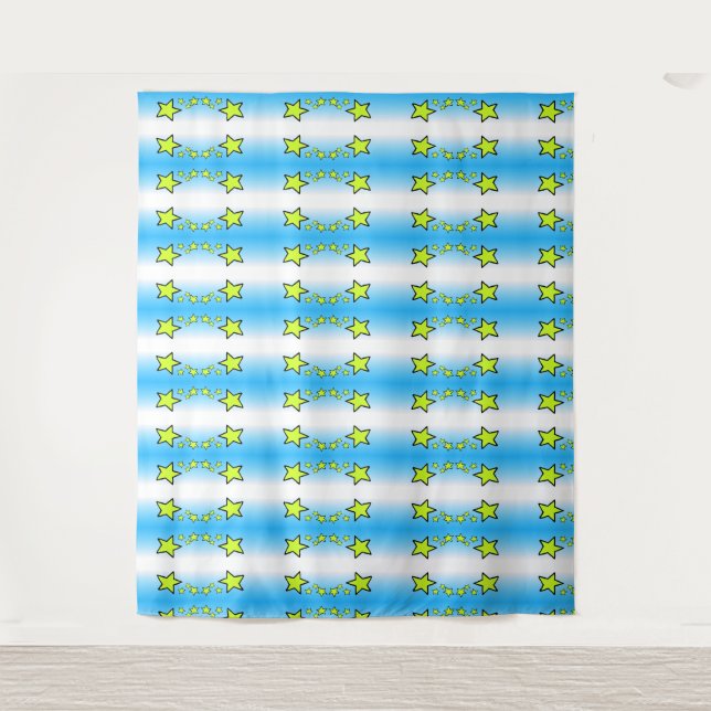 stars pattern tapestry (Front)