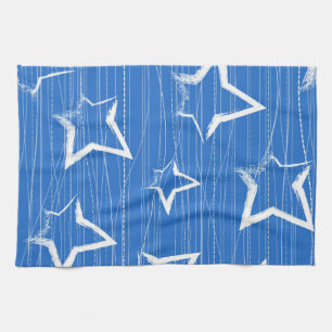 Stars pattern tea towel