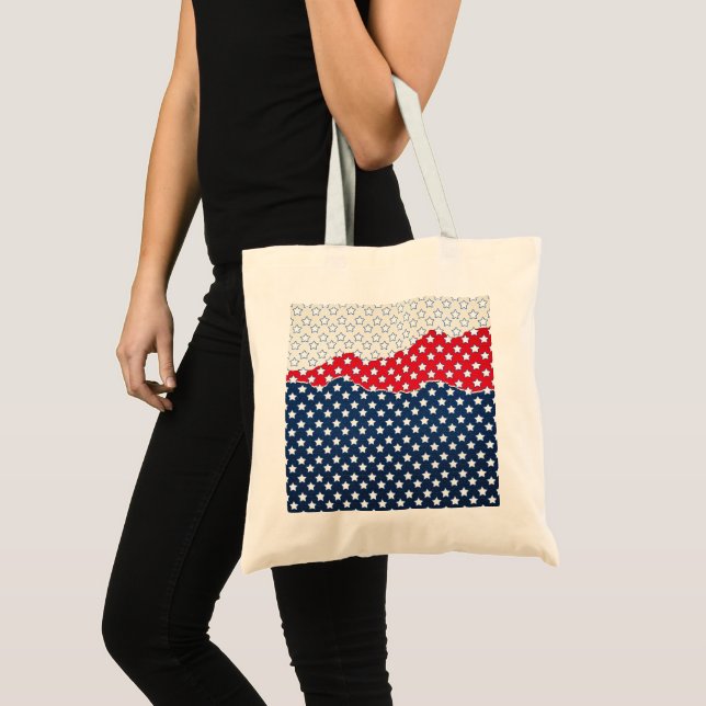Stars Pattern Tote Bag (Front (Product))