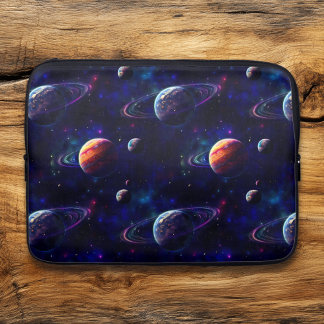 Stars, Planets, Galaxy, Outer space Themed Laptop Sleeve