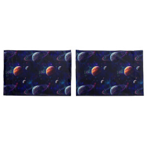 Stars, Planets, Galaxy, Outer space Themed Pillowcase