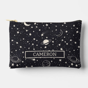 Stars & Planets Pattern Accessory Pouch